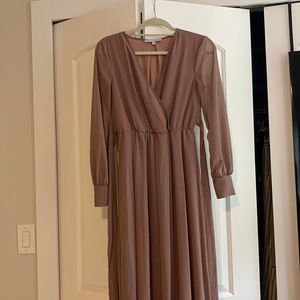 Baltic born celine maxi dress, mauve, small